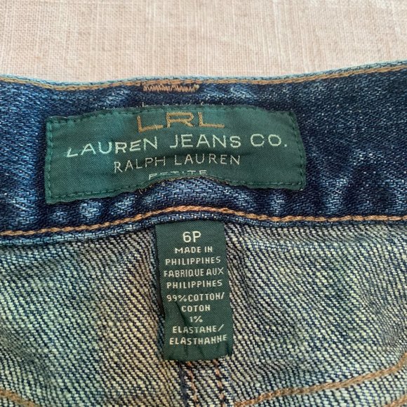 Petite Ralph Lauren Denim Skirt - Picture 2 of 3